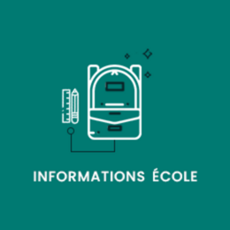 Informations école